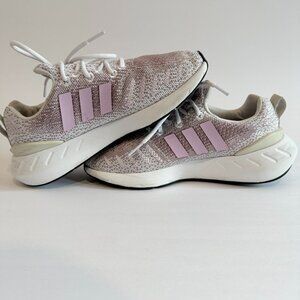 Adidas Women's Swift Run 22 Alumina Bliss Lilac White Shoes GW6886 Size 6